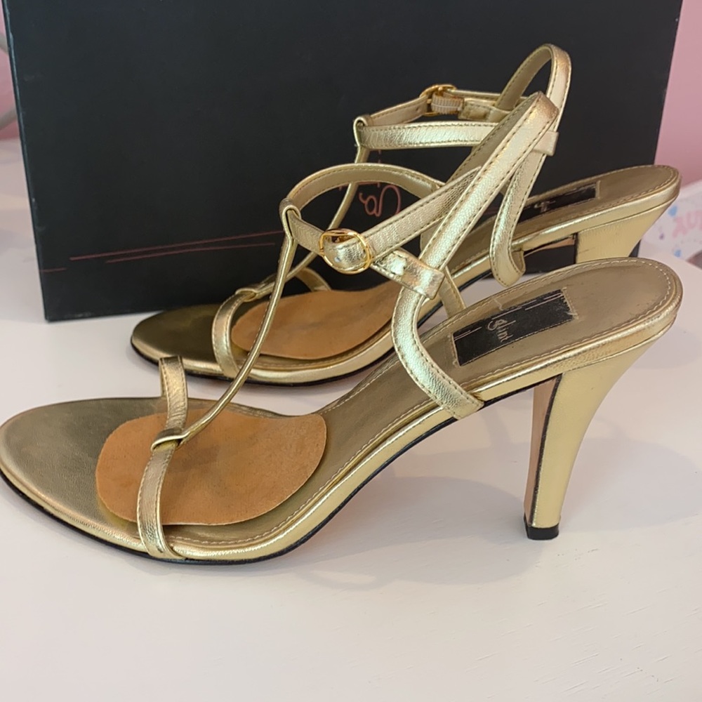 Gold Glint Sandals